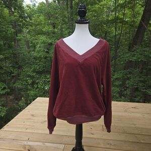Universal Thread Maroon Knit Top